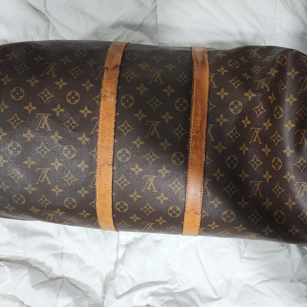 Authentic Louis Vuitton Brown and Gold Carry On Bag Monogram Canvas - Picture 9 of 16